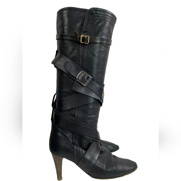 Chloe Tall Leather Boots , Sz 36 , EUC